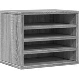 Furnova Organizator za pisalno mizo siva sonoma 36x26x29,5 cm inž. les, (21925414) | Shoptok.si