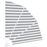 vidaXL Zaslon za privatnost na balkonu Antracit i bijela 140 x 140 cm | shoptok.hr