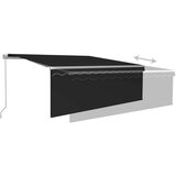  Tenda na ručno uvlačenje s roletom LED 4 5 x 3 m antracit | shoptok.hr