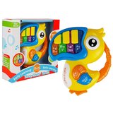 Interaktivna papiga s klavirom - žuta | shoptok.hr