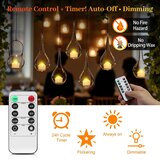 DAPHOMEU 12x polnilne LED čajne svečke z daljincem in postajo | Shoptok.si