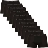 Gianvaglia 10PACK Men's Boxers Black (023)