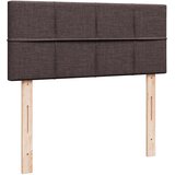  Krevet s oprugama i madracem tamnosmeđi 120 x 200 cm od tkanine | shoptok.hr
