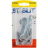 STABILIT set tipla s vijkom (Promjer tiple: 8 mm, Duljina tiple: 40 mm, 4 Kom., S kukom) Cijene