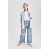 Defacto girls Wide Leg Ripped Detail Wide Leg Jeans Cene