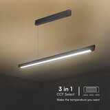  LED luster na sajli LED/36W/230V 3000/4000/6400K crni | Eponuda.com