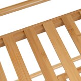 Casa Selección Bambusov regal na koleščkih v naravni barvi 44x75 cm – | Shoptok.si
