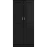  Ormar visoki sjaj crni 82,5 x 51,5 x 180 cm konstruirano drvo | shoptok.hr