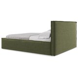 Makamii Zeleni tapecirani bračni krevet s prostorom za odlaganje s podnicom 180x200 cm Anani – | shoptok.hr
