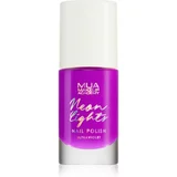 MUA Makeup Academy Neon Lights neonski lak za nohte odtenek Ultraviolet 8 ml
