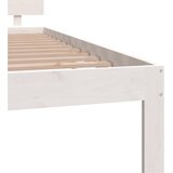  Okvir za krevet od masivne borovine bijeli 120 x 200 cm | shoptok.hr