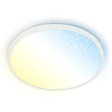 led stropna svetilka slim zvezdno nebo zatemnilna cct bela 3,3 x ø 37,5 cm