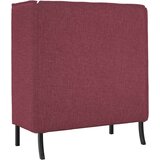 SOFA s visokim naslonom 101cm boja crnog vina tkanina | shoptok.hr