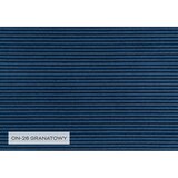 Miuform Temno modra raztegljiva kotna sedežna garnitura iz rebrastega žameta (levi kot) Lofty Lilly – | Shoptok.si