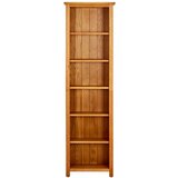 Maison Chic Knjižna omara - Knjižni regal 6-nadstropna 52x22x180 cm trdna hrastovina, (21725763) | Shoptok.si