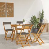  Vanjske bistro stolice 4 pcs Tamnosiva 40 x 53 x 80 cm | shoptok.hr