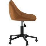  Okretna Radna stolica - Uredska stolica smeđa baršunasta | shoptok.hr