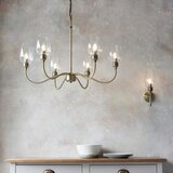  Endon 107791 - Luster na lancu 6xE14/6W/230V mesing | Eponuda.com