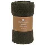 Casa Selección Zelena odeja iz sherpa flisa 130x160 cm Sherpa Bouclé – | Shoptok.si
