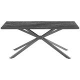 Mömax Jedilna Miza James, Temno Siva, 180x90 | Shoptok.si