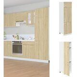 vidaXL Ormarić za hladnjak boja hrasta 60x57x207 cm konstruirano drvo | shoptok.hr