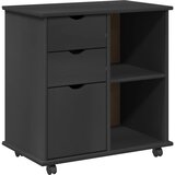  Mobilni ormar Siva 63,5 x 39 x 65,5 cm Čvrsto borovo drvo | Eponuda.com