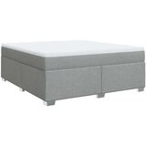  Krevet s oprugama i madracem svjetlosivi 180x200 cm od tkanine | shoptok.hr