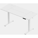Vonhaus White Electric Height-Adjustable Standing Desk, 140 × 60 cm, with USB-C Charging Port Cijene