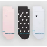 Hearts Lowrider 3 Pk Nogavice pink