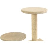  Penjalica za mačke sa stupovima za grebanje od sisala 60 cm bež | shoptok.hr