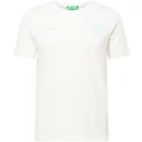 United Colors Of Benetton Majica akvamarin / bijela