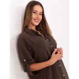 Och Bella Dress-TW-SK-BI-22263.00-dark brown | shoptok.hr
