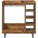 Golf ormar s kotačem Jednobojno Staro drvo 90 x 45 x 98 cm | shoptok.hr