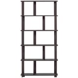 WOOOD Tamno smeđa biblioteka od punog hrasta 90x186x30 cm Riss – | shoptok.hr