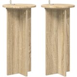  Stalak za biljke 2 pcs Hrast sonoma 29,5 x 29,5 x 60 cm | shoptok.hr