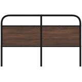  Zamjensko uzglavlje smeđa boja hrasta 150 cm čelik i konstruirano drvo | shoptok.hr