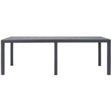  Vrtni stol smeđi 220 x 90 x 72 cm plastika s izgledom ratana | shoptok.hr