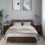 vidaXL Nočna omarica 2 kosa dimljen hrast 40x31x50 cm inženirski les | Shoptok.si