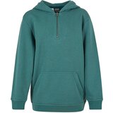 Urban Classics Boys' sweatshirt Boxy Zip Hoody green | shoptok.hr