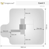 Fungoo Set CAROL 3 sivo - drveno dječje igralište | shoptok.hr