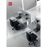  Pisalna miza s steno TK04-Tamni brijest | shoptok.hr