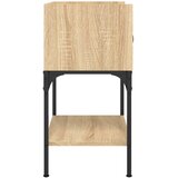  Noćni ormarić boja hrasta 40,5x31x60 cm od konstruiranog drva | shoptok.hr