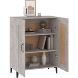  Komoda betonsko siva 69,5x34x90 cm konstruiran les, (20654727) | Shoptok.si