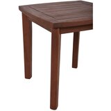 Garden Pleasure Tamno smeđa drvena stolica za ljuljanje sa stolom Sinaloa - | shoptok.hr