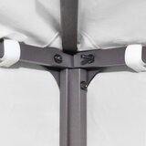  Pokrov za sjenicu s 2 razine 310 g/m² 4 x 3 m bijeli | shoptok.hr