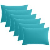  Presvlaka za jastuk 6 pcs HEERLEN Tirkizna 40 x 60 cm Poliester - Tirkizna 40 x 60 cm 6 | shoptok.hr
