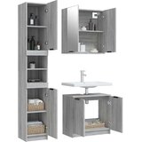  3-dijelni set kupaonskih ormarića boja hrasta sonome drveni | shoptok.hr