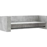 vidaXL Stenska polica siva 100x35x30,5 cm iverna plošča | Shoptok.si