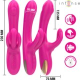 Intense Vibrator Rabbit Britney Multifunction Pink | Shoptok.si