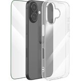 Oem Mayaxess, Zaščitni paket 2-v-1: ovitek + kaljeno steklo za iPhone 17, Prozorno, (5000208835) | Shoptok.si